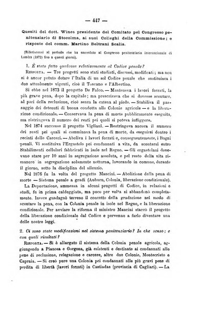 Rivista di discipline carcerarie in relazione con l'antropologia, col diritto penale, con la statistica