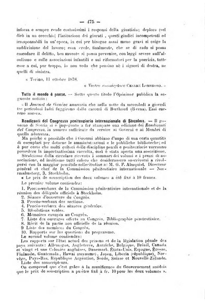 Rivista di discipline carcerarie in relazione con l'antropologia, col diritto penale, con la statistica