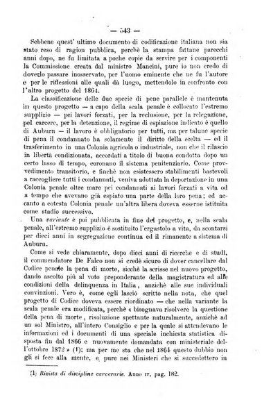 Rivista di discipline carcerarie in relazione con l'antropologia, col diritto penale, con la statistica