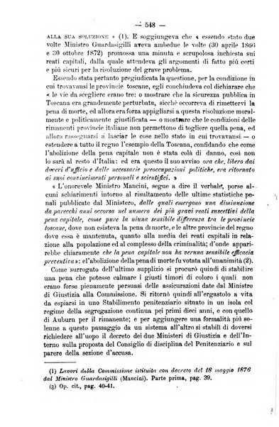 Rivista di discipline carcerarie in relazione con l'antropologia, col diritto penale, con la statistica