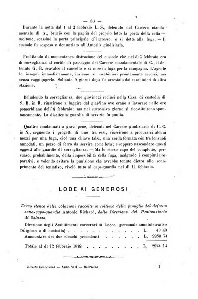 Rivista di discipline carcerarie in relazione con l'antropologia, col diritto penale, con la statistica