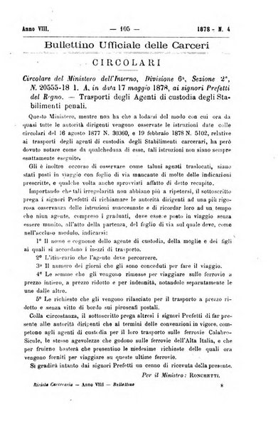 Rivista di discipline carcerarie in relazione con l'antropologia, col diritto penale, con la statistica