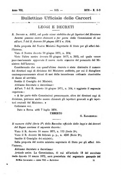 Rivista di discipline carcerarie in relazione con l'antropologia, col diritto penale, con la statistica