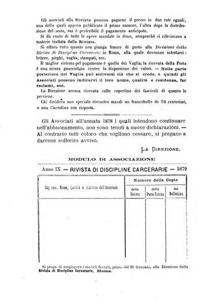 Rivista di discipline carcerarie in relazione con l'antropologia, col diritto penale, con la statistica