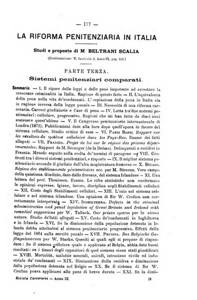 Rivista di discipline carcerarie in relazione con l'antropologia, col diritto penale, con la statistica