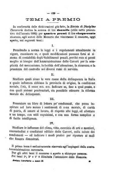 Rivista di discipline carcerarie in relazione con l'antropologia, col diritto penale, con la statistica