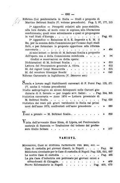 Rivista di discipline carcerarie in relazione con l'antropologia, col diritto penale, con la statistica