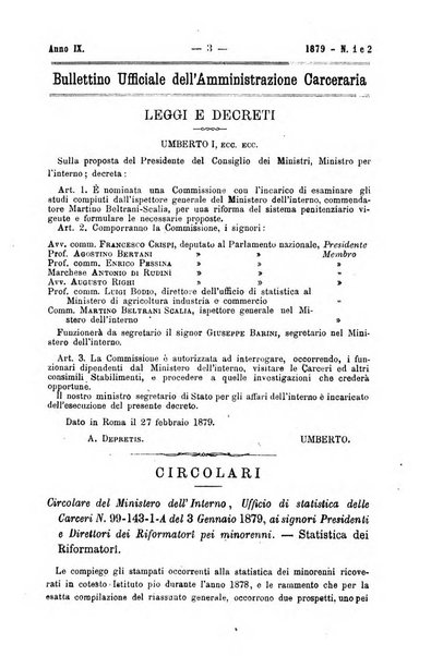 Rivista di discipline carcerarie in relazione con l'antropologia, col diritto penale, con la statistica