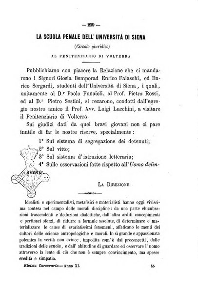 Rivista di discipline carcerarie in relazione con l'antropologia, col diritto penale, con la statistica