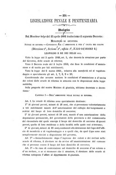 Rivista di discipline carcerarie in relazione con l'antropologia, col diritto penale, con la statistica