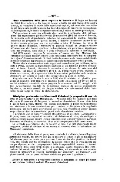 Rivista di discipline carcerarie in relazione con l'antropologia, col diritto penale, con la statistica