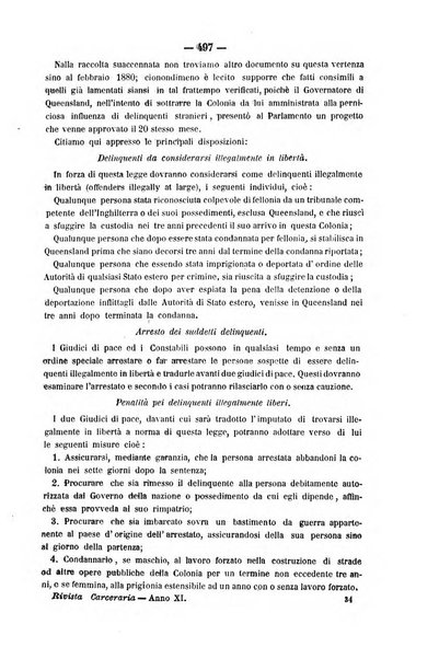 Rivista di discipline carcerarie in relazione con l'antropologia, col diritto penale, con la statistica