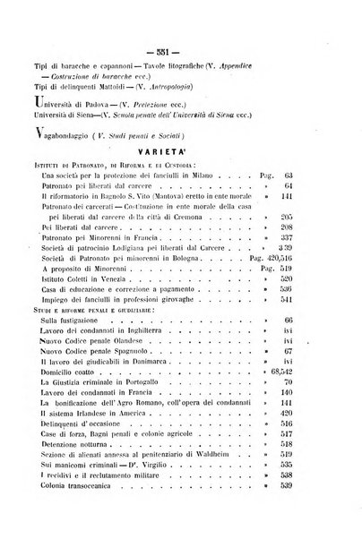 Rivista di discipline carcerarie in relazione con l'antropologia, col diritto penale, con la statistica