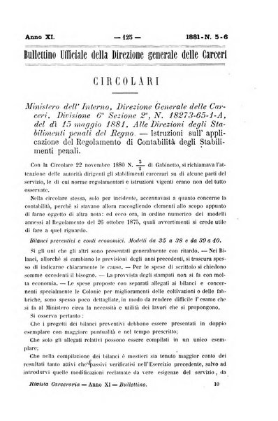 Rivista di discipline carcerarie in relazione con l'antropologia, col diritto penale, con la statistica