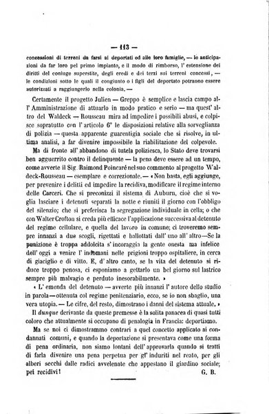 Rivista di discipline carcerarie in relazione con l'antropologia, col diritto penale, con la statistica