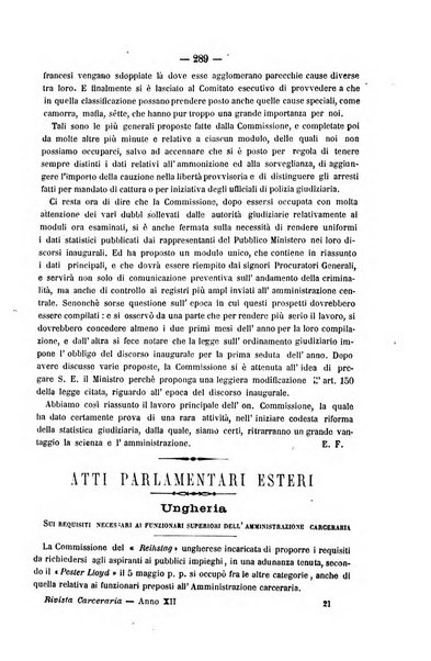 Rivista di discipline carcerarie in relazione con l'antropologia, col diritto penale, con la statistica