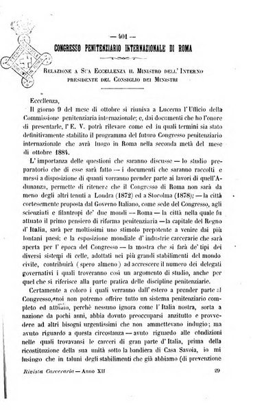 Rivista di discipline carcerarie in relazione con l'antropologia, col diritto penale, con la statistica