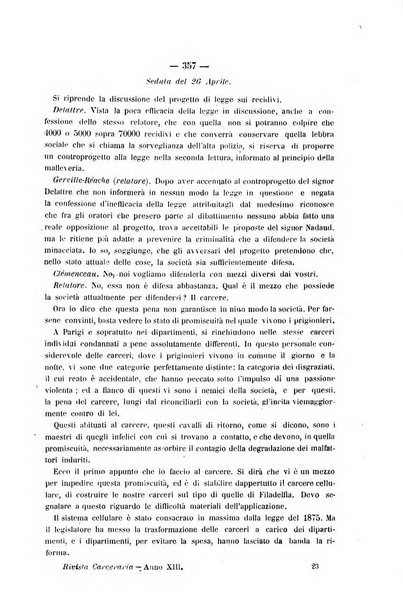 Rivista di discipline carcerarie in relazione con l'antropologia, col diritto penale, con la statistica