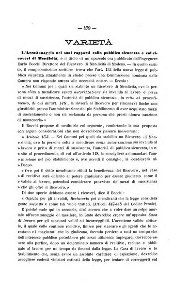 Rivista di discipline carcerarie in relazione con l'antropologia, col diritto penale, con la statistica