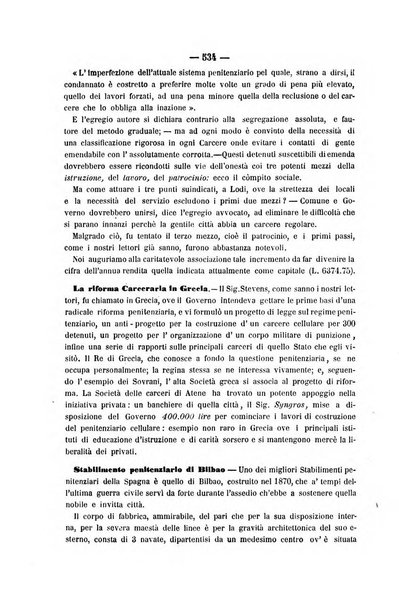 Rivista di discipline carcerarie in relazione con l'antropologia, col diritto penale, con la statistica