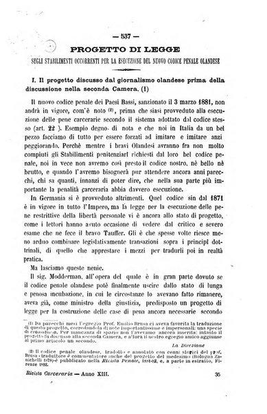 Rivista di discipline carcerarie in relazione con l'antropologia, col diritto penale, con la statistica