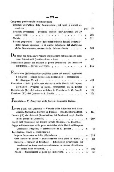 Rivista di discipline carcerarie in relazione con l'antropologia, col diritto penale, con la statistica