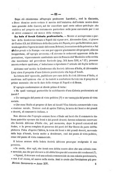 Rivista di discipline carcerarie in relazione con l'antropologia, col diritto penale, con la statistica