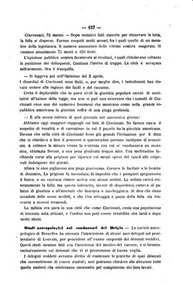 Rivista di discipline carcerarie in relazione con l'antropologia, col diritto penale, con la statistica