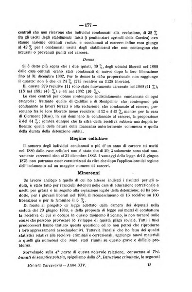 Rivista di discipline carcerarie in relazione con l'antropologia, col diritto penale, con la statistica