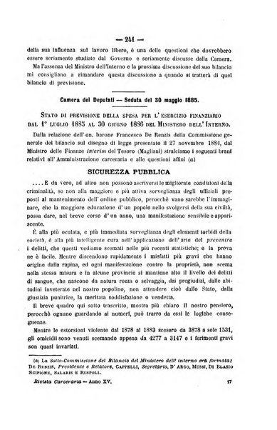 Rivista di discipline carcerarie in relazione con l'antropologia, col diritto penale, con la statistica