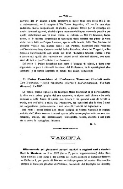 Rivista di discipline carcerarie in relazione con l'antropologia, col diritto penale, con la statistica