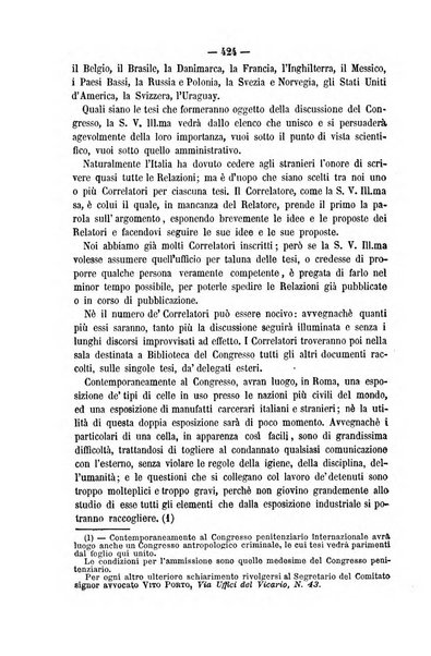 Rivista di discipline carcerarie in relazione con l'antropologia, col diritto penale, con la statistica