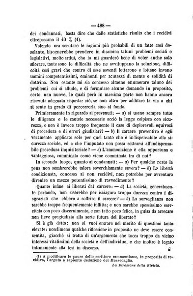 Rivista di discipline carcerarie in relazione con l'antropologia, col diritto penale, con la statistica