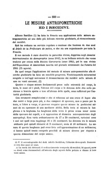 Rivista di discipline carcerarie in relazione con l'antropologia, col diritto penale, con la statistica