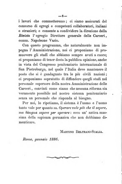 Rivista di discipline carcerarie in relazione con l'antropologia, col diritto penale, con la statistica