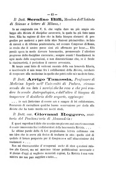 Rivista di discipline carcerarie in relazione con l'antropologia, col diritto penale, con la statistica