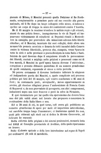 Rivista di discipline carcerarie in relazione con l'antropologia, col diritto penale, con la statistica