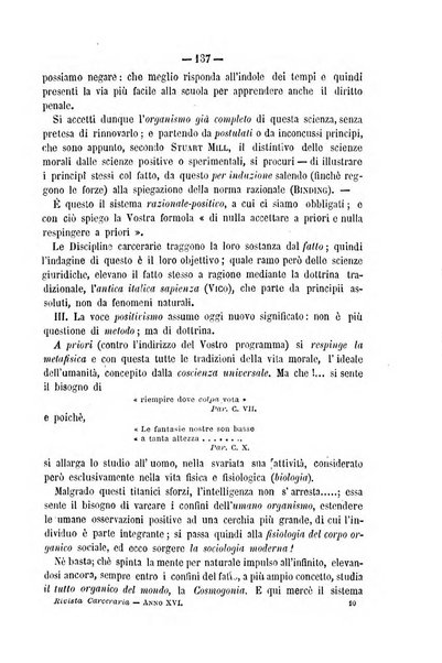 Rivista di discipline carcerarie in relazione con l'antropologia, col diritto penale, con la statistica