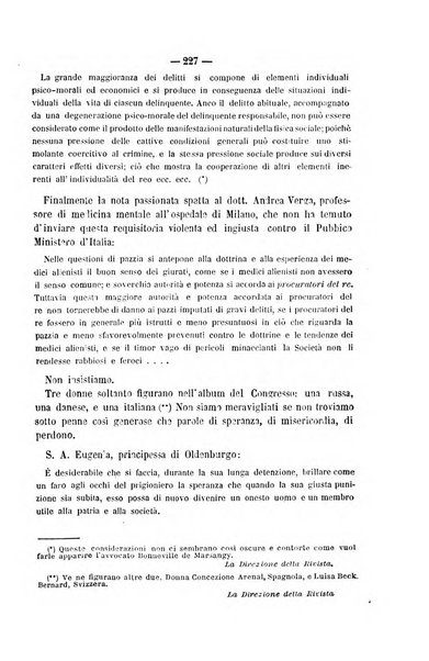 Rivista di discipline carcerarie in relazione con l'antropologia, col diritto penale, con la statistica