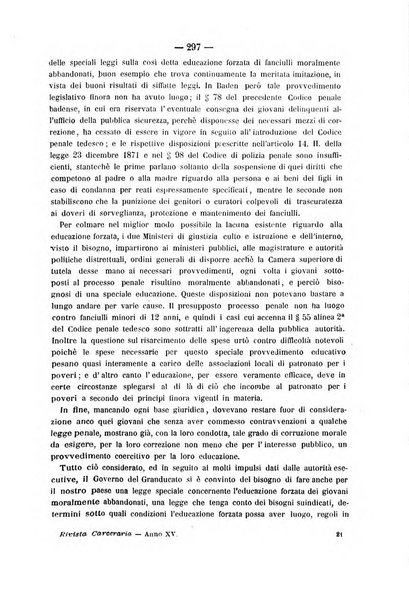 Rivista di discipline carcerarie in relazione con l'antropologia, col diritto penale, con la statistica