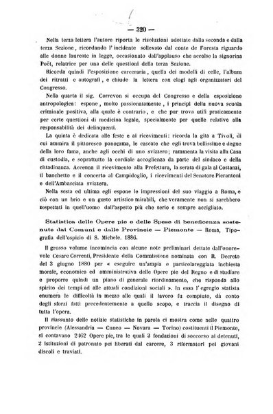 Rivista di discipline carcerarie in relazione con l'antropologia, col diritto penale, con la statistica