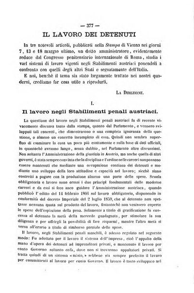 Rivista di discipline carcerarie in relazione con l'antropologia, col diritto penale, con la statistica