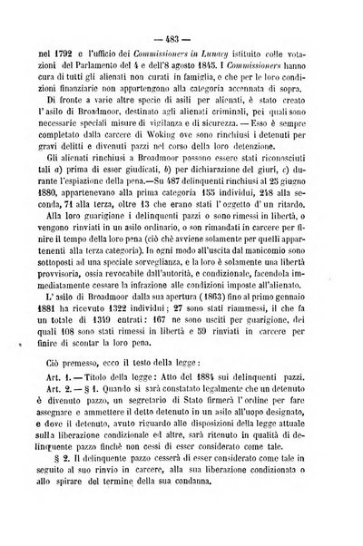 Rivista di discipline carcerarie in relazione con l'antropologia, col diritto penale, con la statistica