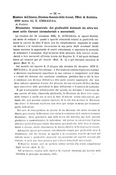 Rivista di discipline carcerarie in relazione con l'antropologia, col diritto penale, con la statistica