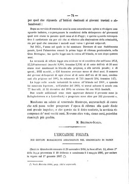 Rivista di discipline carcerarie in relazione con l'antropologia, col diritto penale, con la statistica