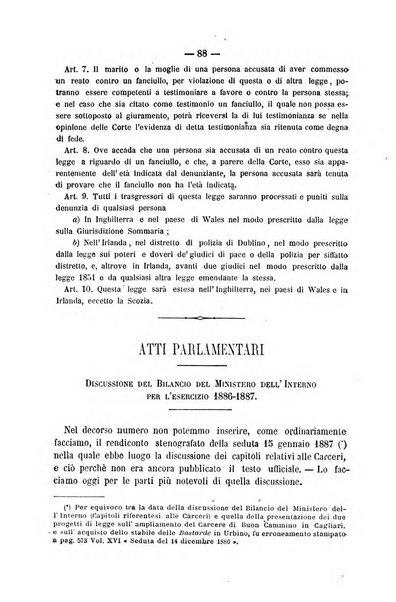 Rivista di discipline carcerarie in relazione con l'antropologia, col diritto penale, con la statistica