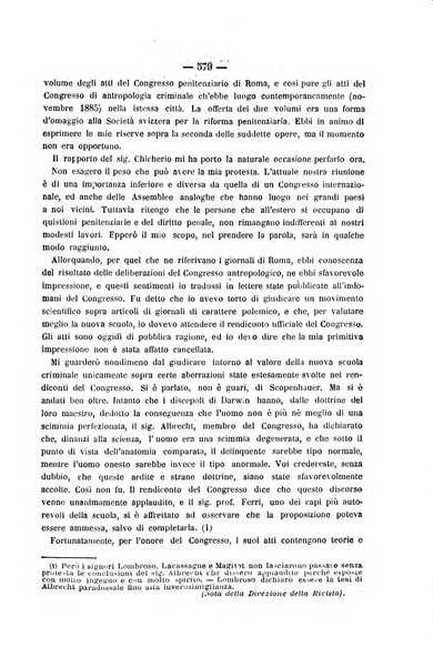 Rivista di discipline carcerarie in relazione con l'antropologia, col diritto penale, con la statistica