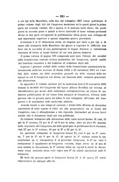 Rivista di discipline carcerarie in relazione con l'antropologia, col diritto penale, con la statistica