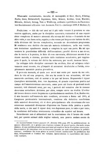 Rivista di discipline carcerarie in relazione con l'antropologia, col diritto penale, con la statistica