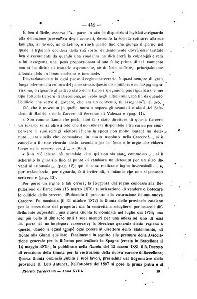 Rivista di discipline carcerarie in relazione con l'antropologia, col diritto penale, con la statistica